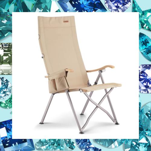 ICECO 4段階リクライニング式 ハイバックチェア 【10年品質保証・耐荷重265KG・1600D座面・A7075アルミ合金フレーム・ハイ/ローバック切