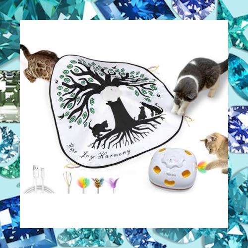 猫おもちゃ 自動 ORSDA ペット玩具 室内電動 4in1猫おもちゃ 4つの遊び方 一人遊び子猫自動おもちゃ 猫のプレゼント ねこ狩猟天性満足 寂