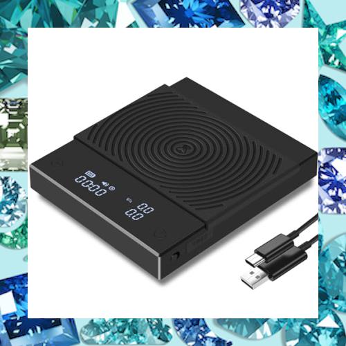 TIMEMORE タイムモア コーヒー スケール Black Mirror basic 2.0 ドリップスケール 計量器 デジタルはかり キッチン スケール 0.1g~2000g