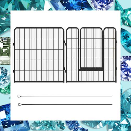 Dinah Alsop ペットフェンス 中大型犬用 高さ100cm 8枚 Amazon | Dinah Alsop ペットフェンス 中大型犬用— ペットケージ