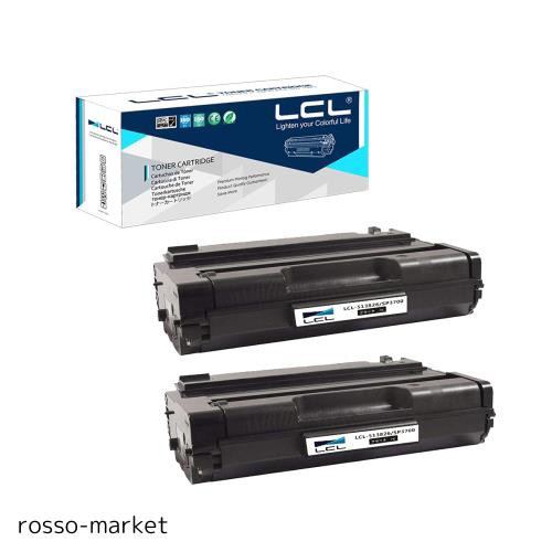 LCL RICOH用 リコー用 513826 513827 SP 3700H SP 3700 SP 3700SF (2パック ブラック) 再生トナーカートリッジ 対応機種：Ricoh SP 3700 の通販は