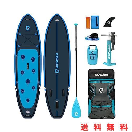 WOWSEA Nature N1 インフレータブルパドルボード 305cm長x 80cm