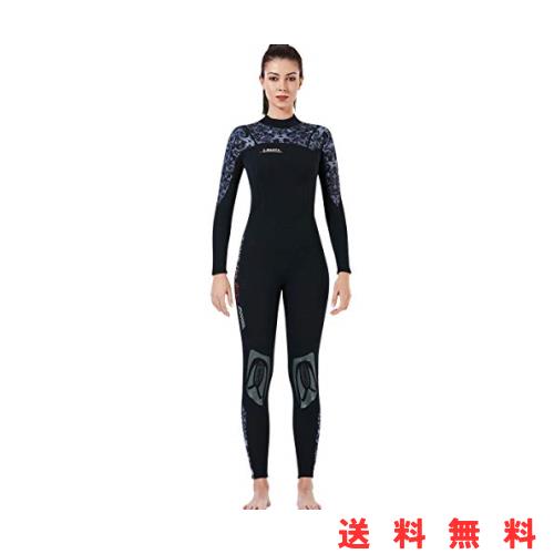 ACEGO ウエットスーツ レディース スプリング 3mm厚さ ネオプレン素材 フルスーツ ダイビング フィッシング バックジップスプリング マリの通販は