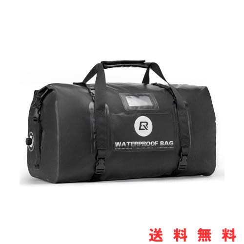 ROCKBROSツーリングバッグ バイク用 防水 バイク シートバッグ キャリアバッグ 55L大容量 キャンプ アウトドア用 ショルダーストラップ付の通販は 7,540円