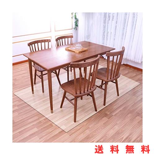 PVC ダイニングマット クリア 特大サイズ デスク下マット200x300cm床保護 デスク足元マット厚さ1.5mm クリアマット お手入れ簡単 撥水 汚