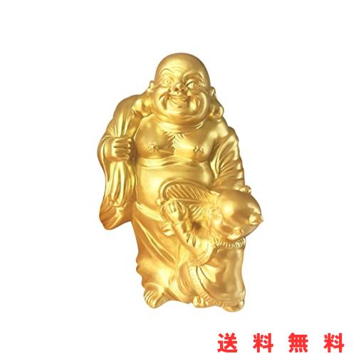 開運招福七福神 布袋 布袋さん 仏像 ゴールド 弥勒菩薩 オブジェ