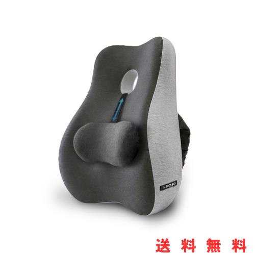 Meikaso 腰クッション ランバーサポート 椅子 アップグレード車用 クッション ウェストクッション 中空背当て 運転クッション 腰楽 低反の通販は
