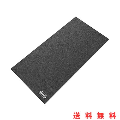 CXWXC 自転車 トレーナーマット 防音 防振 衝撃吸収 トレーニングマット サイクルトレーナー、エアロバイクなど用 1830×915mm ブラックの通販は