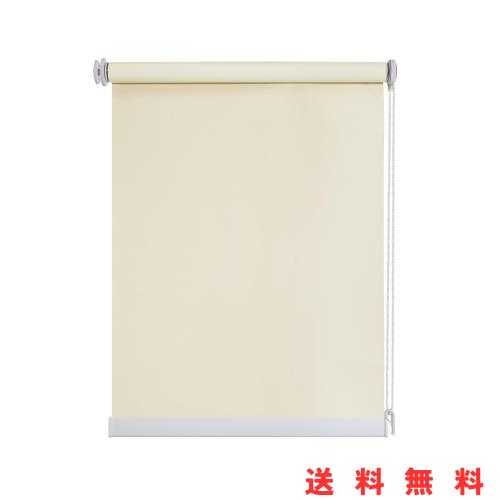 Deconovo ロールスクリーン 突っ張り式 ロールカーテン 1級遮光 UVカット 穴あけ不要 取り付け簡単 目隠し 断熱 防寒 幅130cm丈180cm ベの通販は