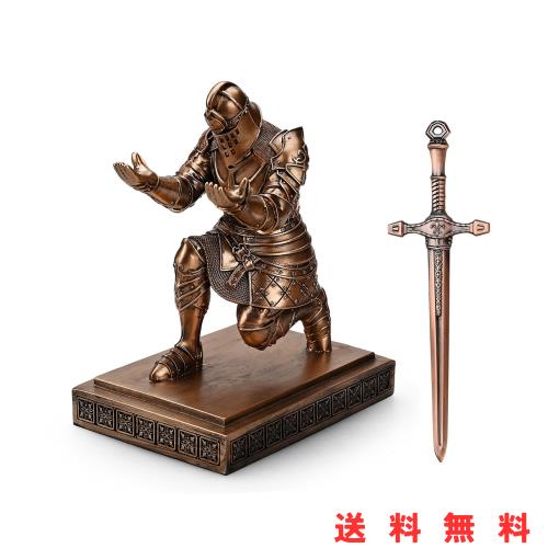 HDMbigmi King’s Guard Knight ペンホルダー ペンスタンド デスクオーガナイザー アクセサリー 樹脂鉛筆ホルダー メタルソードレターオーの通販は 6,599円