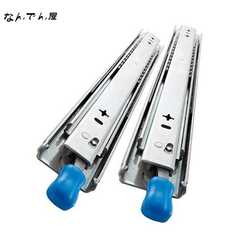 SHUHANG 重量用スライドレール 950mm ロック付き 3段引 横付 かんぜんスライド ボール伸縮式 Heavy Duty引き出しスライドレール 耐荷重10の通販は
