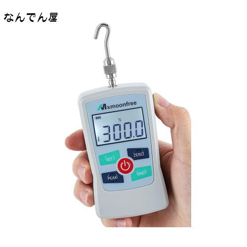 Mxmoonfree フォースゲージ デジタル プッシュプルスケール プッシュプルゲージ プッシュプルメーター +/-1%高精度 精密 LCD 日本語取扱の通販は