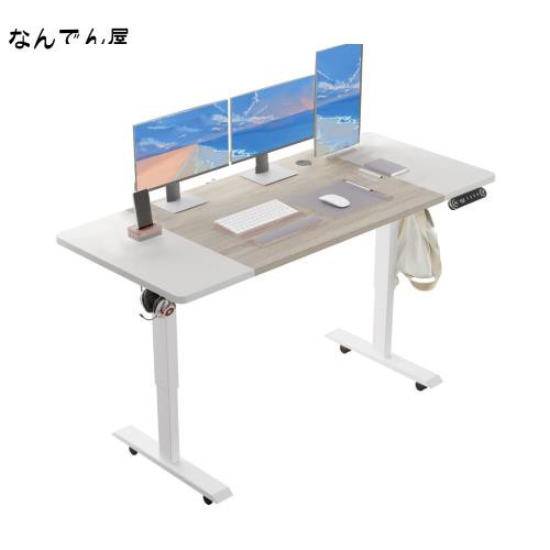 電動昇降デスク Suhapup 机 電動式 パソコンデスク 幅150CM×奥行60CM 電動昇降式スタンディングデスクつくえ 高さ調節メモリー機能付き