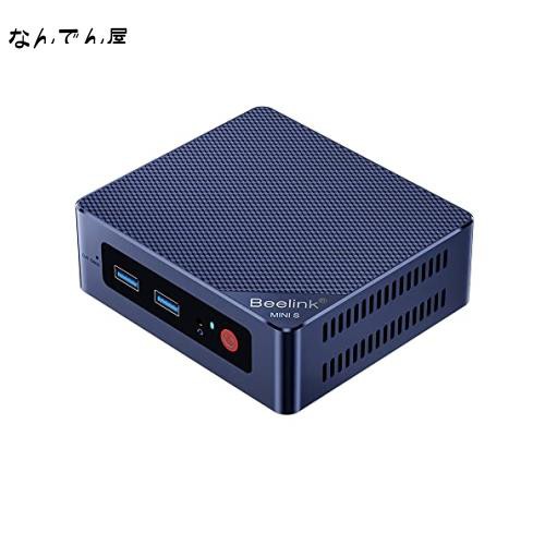 Beelink Mini S12 Pro ミニ Pc 、16GB DDR4 500GB SSD 第12世代プロセッサ N100 4C 4T Up to 3.4Ghz、1000Mbps LAN /2* HDMI 4K@60Hzつの