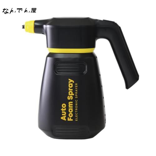 FOAMKING フォームキング 電動 フォームガン 自動泡噴霧器 洗車 コードレス 充電式 手洗い洗車 2.0L USB Type-C タイプC 充電 ブラック