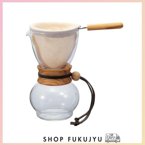 HARIO (ハリオ) ネルドリップ ポット ウッドネック オリーブウッド 3~4杯用 DPW-3-OVの通販は