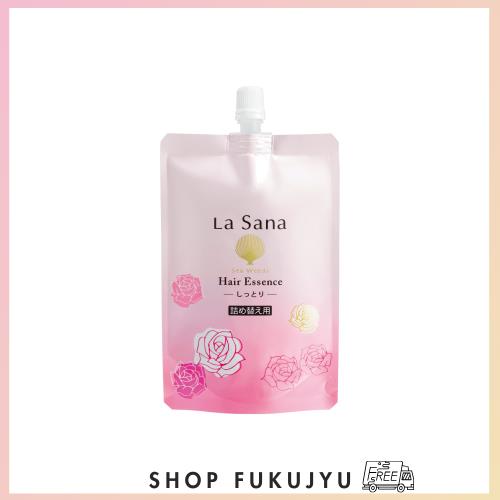 ラサーナ (La Sana) 海藻 ヘア エッセンス しっとり 詰め替え用 (140ml / ローズの香り) ヘアオイル 洗い流さないトリートメント ヘアエ