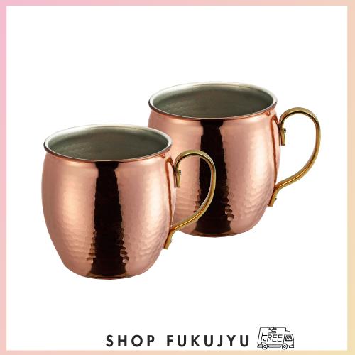パール金属 日本製 マグカップ 500ml 2個セット 燕人の匠 純銅製槌目 新潟県燕市製造 HB-7940の通販は