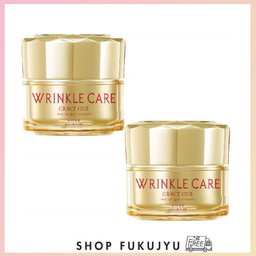 【お得な２個セット】しわ改善 グレイスワン リンクルケア モイスト ジェル クリーム 保湿 (オールインワンジェル) 100グラム (x 2)