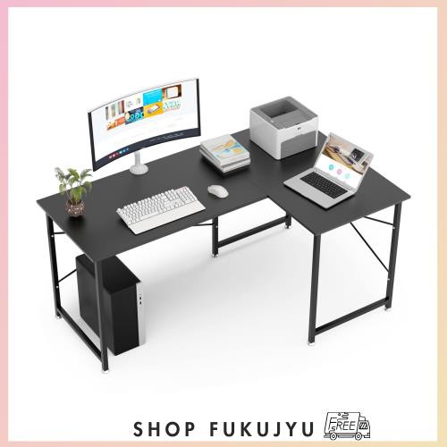 パソコンデスク L字デスク 幅160cm+100cm 奥行60cm モニターアーム取付対応 L字型デスク 左右入替可能 ワークデスク コーナーデスク ゲーの通販は