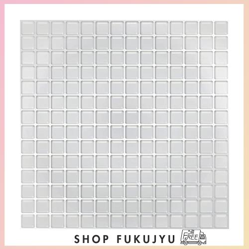 【 Dream Sticker 】 モザイクタイルシール キッチン 洗面所 トイレの模様替えに最適のDIY 壁紙デコレーション BST-15 (メタルシルバー, の通販は