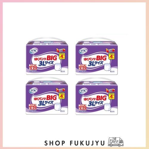 リフレ はくパンツ BIG 3Lサイズ 旧 大きい人のはくパンツ 3l リブドゥコーポレーション 紙パンツ おむつ 介護 紙おむつ (4)