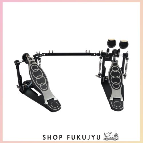 ツインペダル ダブルベースペダル ダイレクトドライブ式 バスドラムキック用 フットペダル付 上滑り打ちきり食べ物屋腹積もり ツインドラムペダル 調