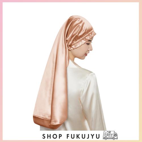 [Utukky] シルクナイトキャップ シルクキャップ 筒型デザイン 朝まで脱落なし シルク100% シルクナイトキャップ ロングヘア用 ヘアキャッの通販は