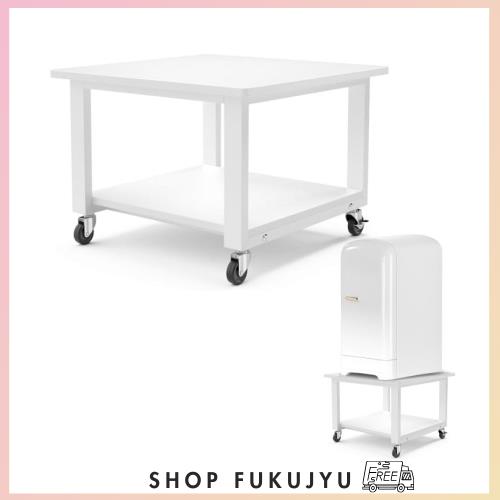 洗濯機用置き台 冷蔵庫用置き台 プ キャスター付き 乾燥機用置き台 プリンター台 2段 耐荷重 50cm*50cm*35cm 150kg 金具 ロータイ プリン