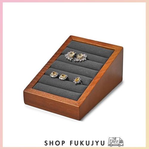 Oirlv 指輪 スタンド リング ディスプレイ 木製 高級 おしゃれ 撮影 収納 リング立て 適格請求書に対応 SM21602 (ダークグレー)の通販は