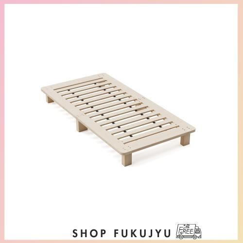 DEWEL ベッドフレーム すのこベッド セミシングル シングル ダブル