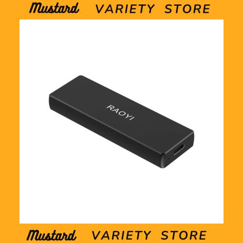 RAOYI 外付けSSD 1TB USB3.1 Gen2 ミニSSD ポータブルSSD 転送速度550MB/秒(最大) Type-Cに対応 PS4/ラップトップ/X-boxに適用 超高速 耐