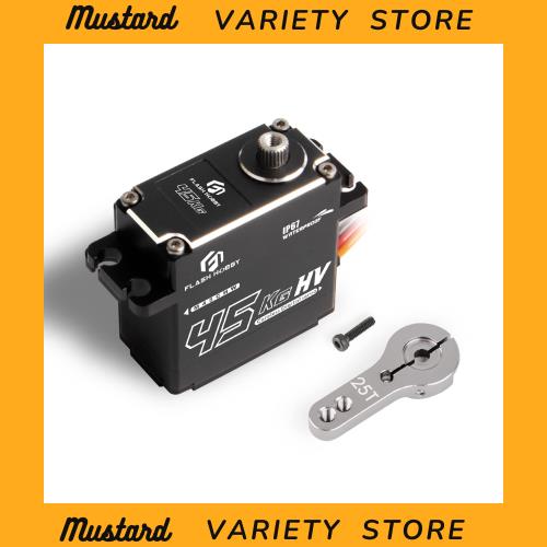 FLASH HOBBY 45KGコアレスサーボ 8.4V高トルク全てメタルギアサーボ IP67防水ステアリングRCサーボ 制御角度180° 1/10スケールRCカー ト 6,825円