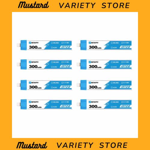 BETAFPV BT2.0 300mAh 1S 30Cバッテリー リチウム電池8個入り Cetus/Meteor65との互換性あり レーシングドローン用 7,416円