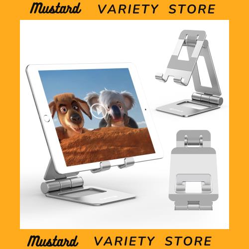 タブレット スタンド アルミ ホルダー 角度調整可能 卓上縦置きスタンド 合金製 卓上 ゲーム 用 ゲーミング YouTube 動画 充電 テーブル