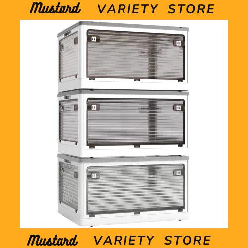 X XUNTAO【収納ボックス 折りたたみ】蓋付き 積み重ね 全方向から取り出せる 3個セット 収納ケース 衣類 布団 小物 収納 折り畳み コンテ