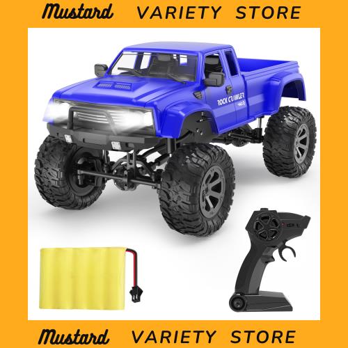 DEERC ラジコンカー トラック オフロード おもちゃ 技適マーク付き 4WD 1/16スケール こども向け RCカー 無段階制御 DIY可能 50分操作時 7,496円