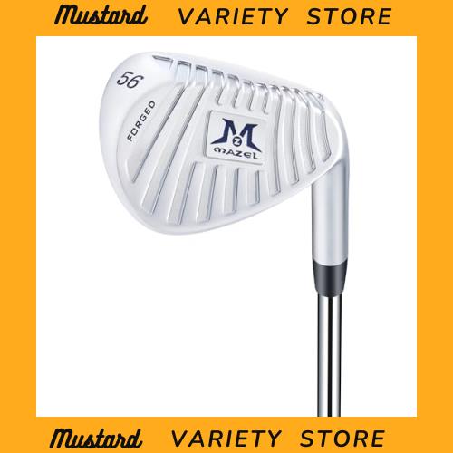 MAZEL (マゼル) FORGED 鍛造ゴルフサンドウェッジ メンズ 右利き ロフト角:48度、50度、52度、54度、56度、58度、60度 ワイドソールウェ