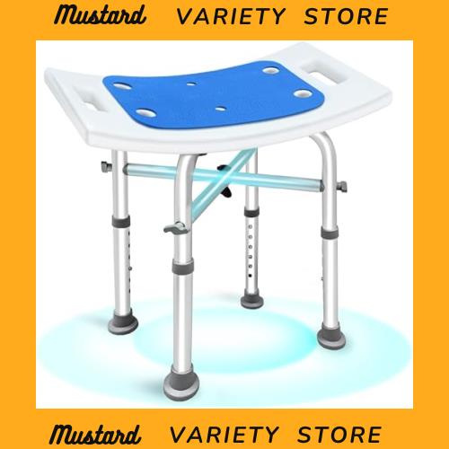 シャワーチェア【2024新登場＆強化版介護用品 風呂椅子】浴室 椅子 介護用 軽量 丈夫 アルミ合金フレーム お介護椅子 介護用品 高齢者 風 6,642円