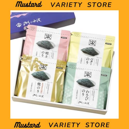 小浅商事 味付けのり 4種類 詰め合わせ おつまみ 海苔 ご飯のお供 お歳暮 お中元 ギフト 4,676円
