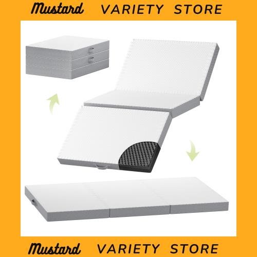 マットレス シングル 3つ折り- ATOPEN 高反発マットレス 極厚10cm 凹凸加工 折り畳みマットレス 密度32D 硬さ180N/250N ２層構造 洗える 13,430円