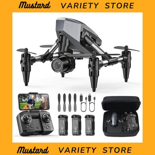 ドローン カメラ付き 100g未満 WeFone 申請不要 子供向け 1080P FPVカメラ 小型 バッテリー3個 21分操作時間 収納ケース付き 室内 ジェス