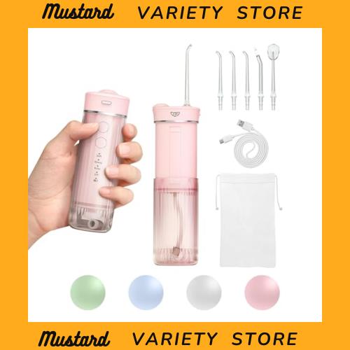 JTF 口腔洗浄器 ジェットウォッシャー 230mlタンク 替えノズル5本コードレス 折りたたみ 超コンパクト ミニ携帯型 ウォーターフロス 4種 6,249円