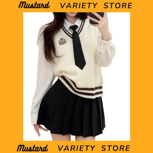 [QOOLY？] ニットベスト ニット セーター スクールベスト カットソー Vネック ベスト レディース 学校制服 女子制服 ニットウェア スクー 5,767円