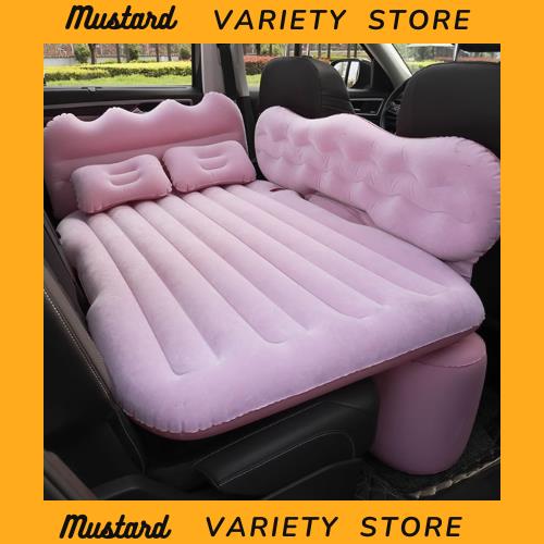 車中泊 ベッド 車載 エアーマット 独立クッション 収納袋付き車載電動ポンプ 折畳み式 旅行用 屋外用 ブ (ピンク) 5,408円