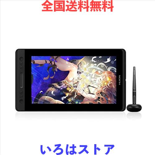 HUION 液タブ Kamvas Pro13 液晶ペンタブレット 充電不要ペン 傾き検知 8192レベル筆圧 アンチグレアガラス フルラミネーション Chrome O