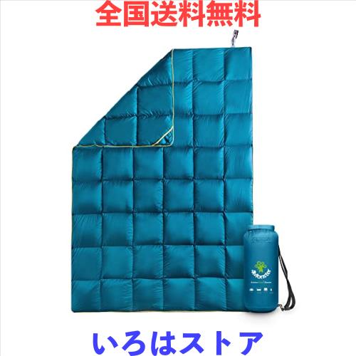 4Monster ダウン ブランケット マルチブランケット 防寒 アウトドア キャンプ 旅行 軽量 防水 防風 コンパクト ひざ掛け 肩掛け 掛け布団