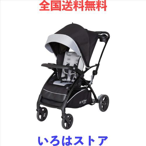 日本育児 babytrend シット＆スタンド スマートライド (ムーンダスト) 自立可 3つのパターンで使える2人乗りベビーカー 6か月~ (保証付き