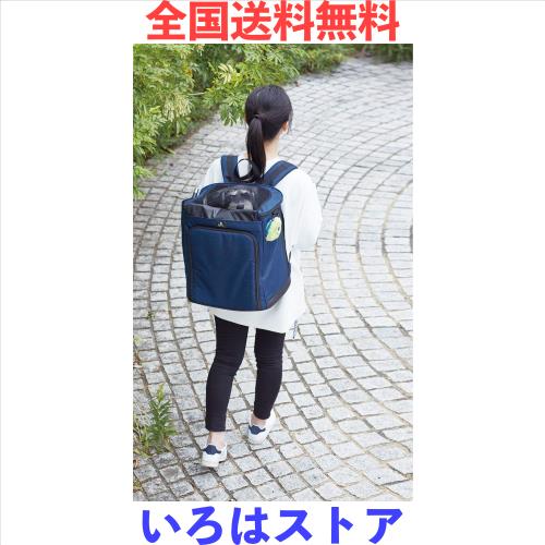 ペティオ (Petio) Porta 移動や出先でくつろぐリュックキャリー ネイビー Mサイズの通販は 6,075円