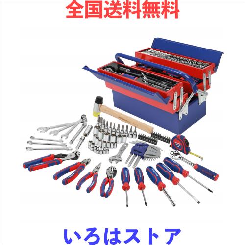 WORKPRO ツールセット 工具セット 家庭用 自動車 85点組 ホームツールセット ガレージツール 整備工具セット ソケットレンチセット メンの通販は